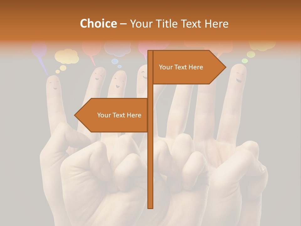 Success Idea Happiness PowerPoint Template