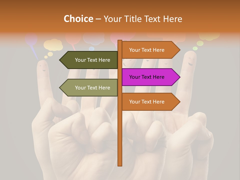 Success Idea Happiness PowerPoint Template
