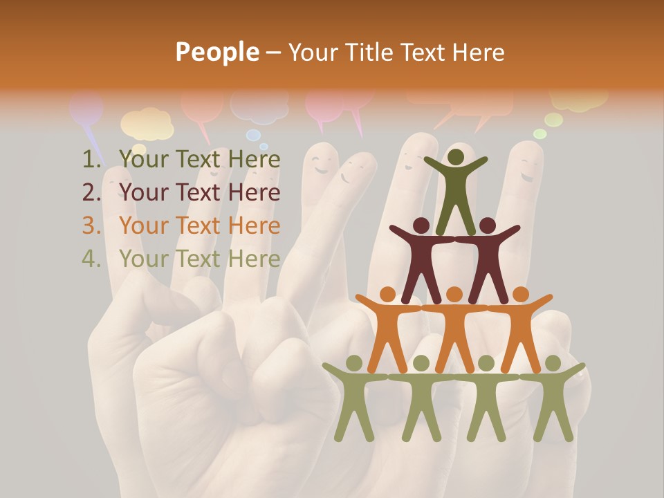 Success Idea Happiness PowerPoint Template