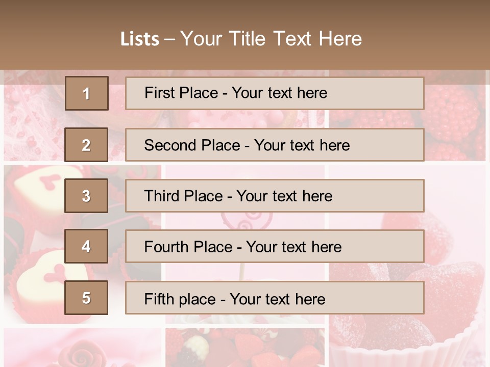 Dessert Celebrate Celebration PowerPoint Template