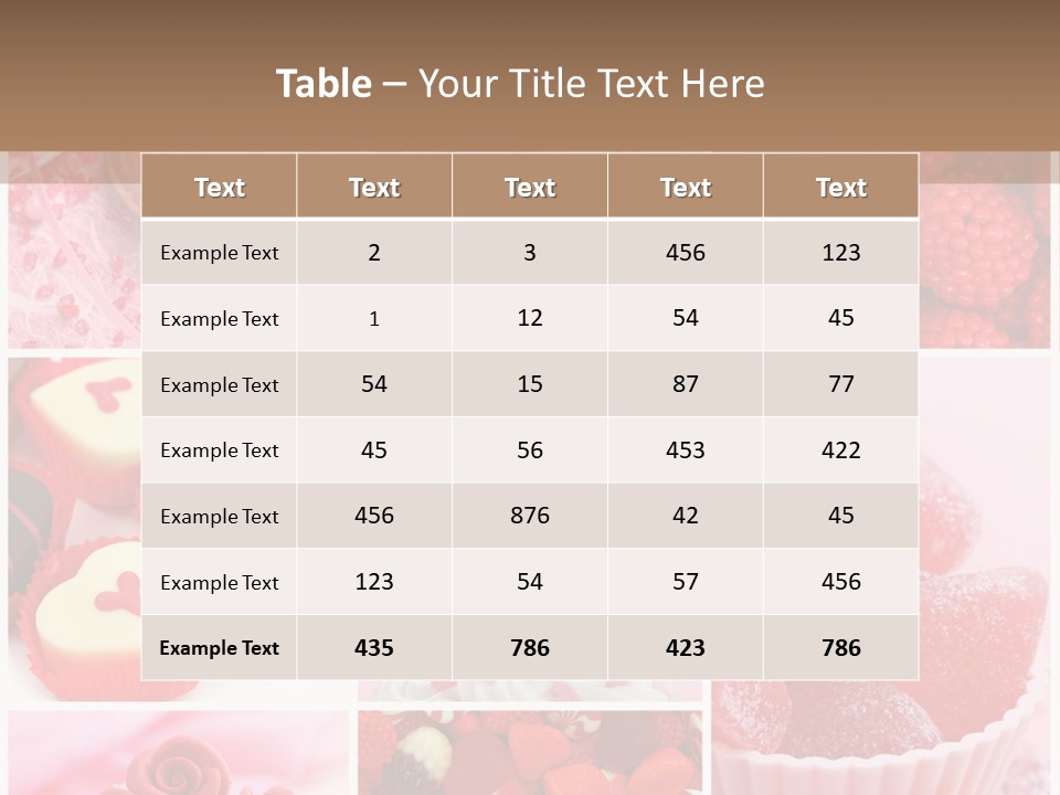 Dessert Celebrate Celebration PowerPoint Template