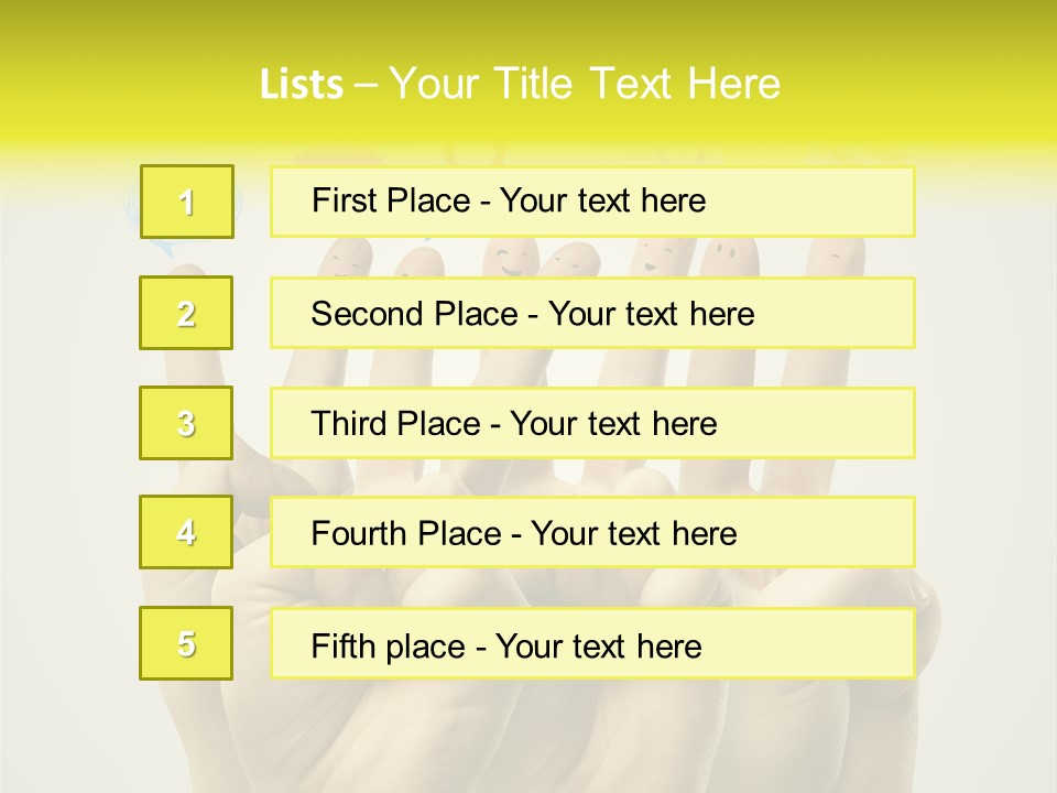 Chat Communication Hand PowerPoint Template