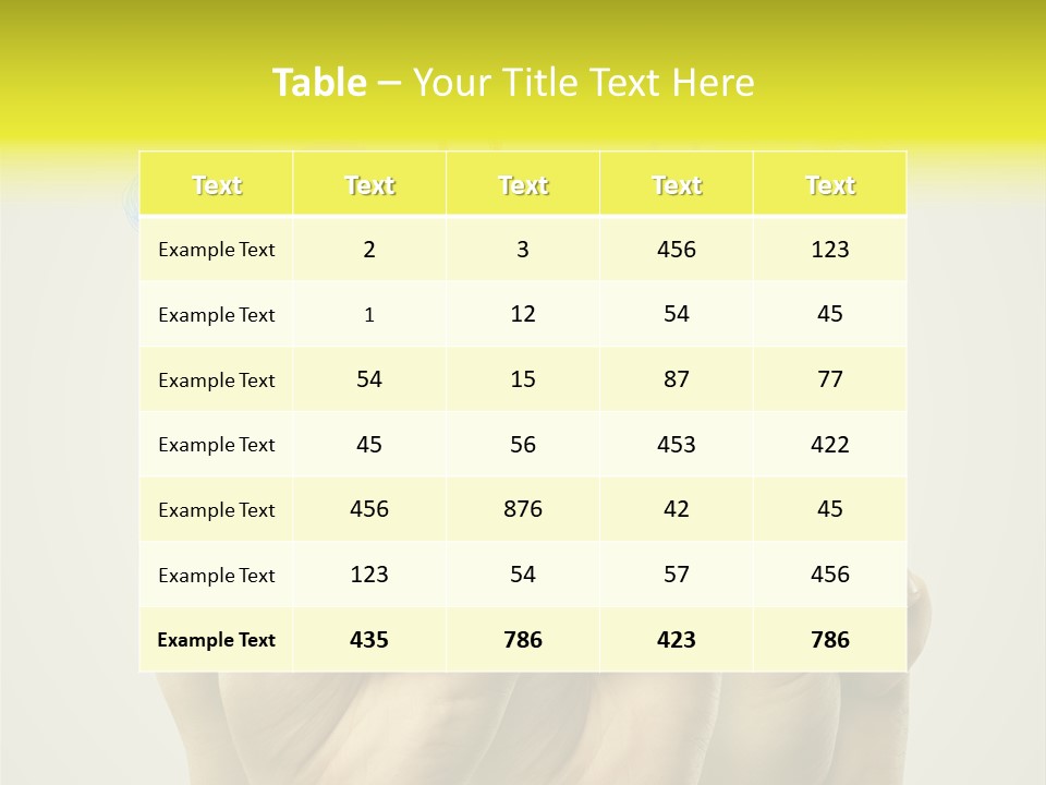 Chat Communication Hand PowerPoint Template