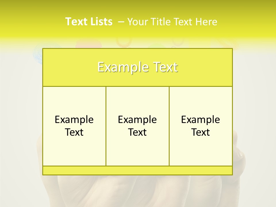Chat Communication Hand PowerPoint Template
