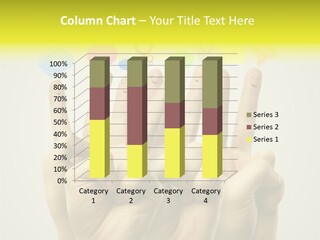 Chat Communication Hand PowerPoint Template