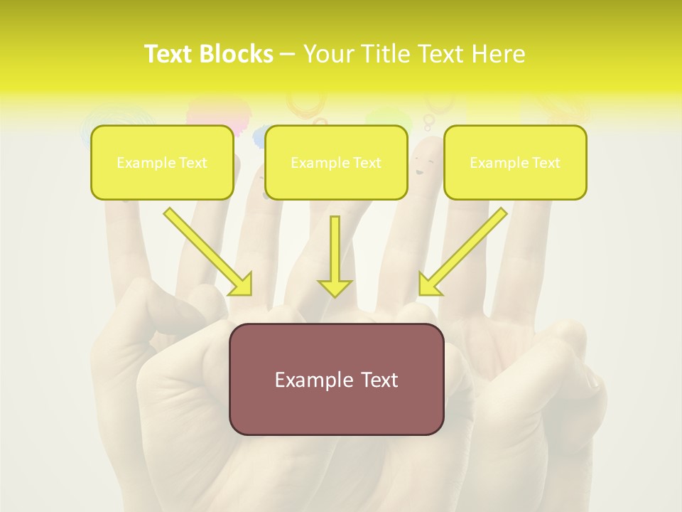 Chat Communication Hand PowerPoint Template