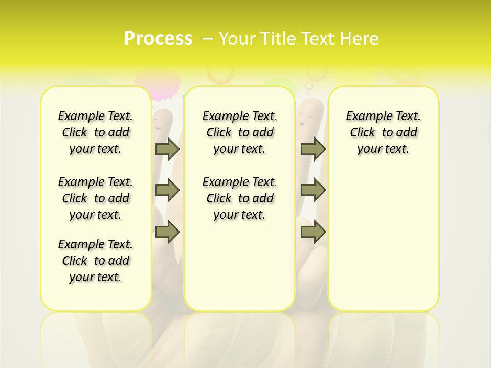 Chat Communication Hand PowerPoint Template