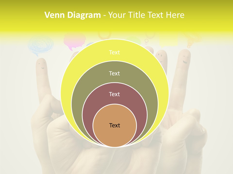 Chat Communication Hand PowerPoint Template