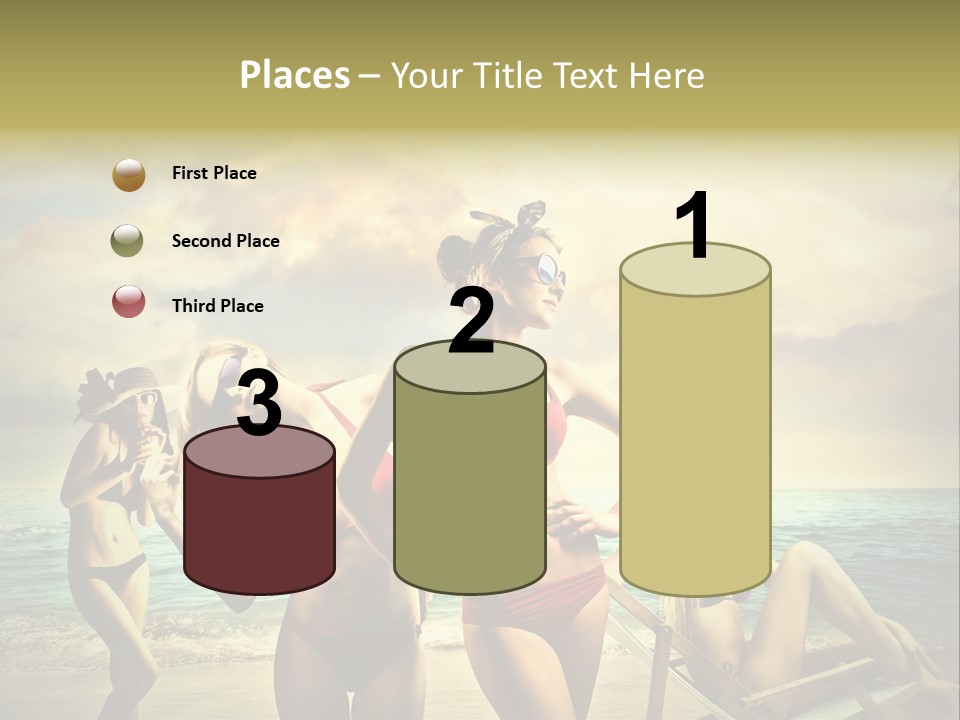 Group Caucasian People PowerPoint Template