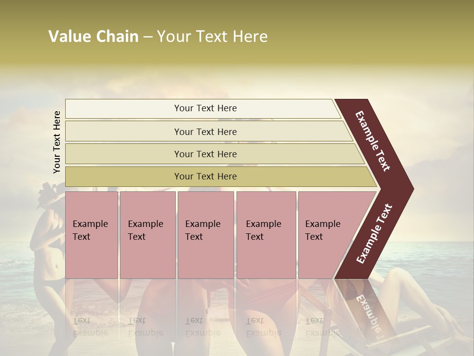 Group Caucasian People PowerPoint Template