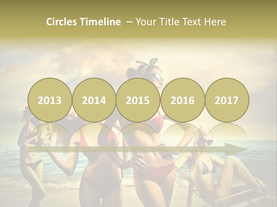 Group Caucasian People PowerPoint Template