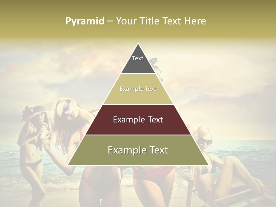 Group Caucasian People PowerPoint Template