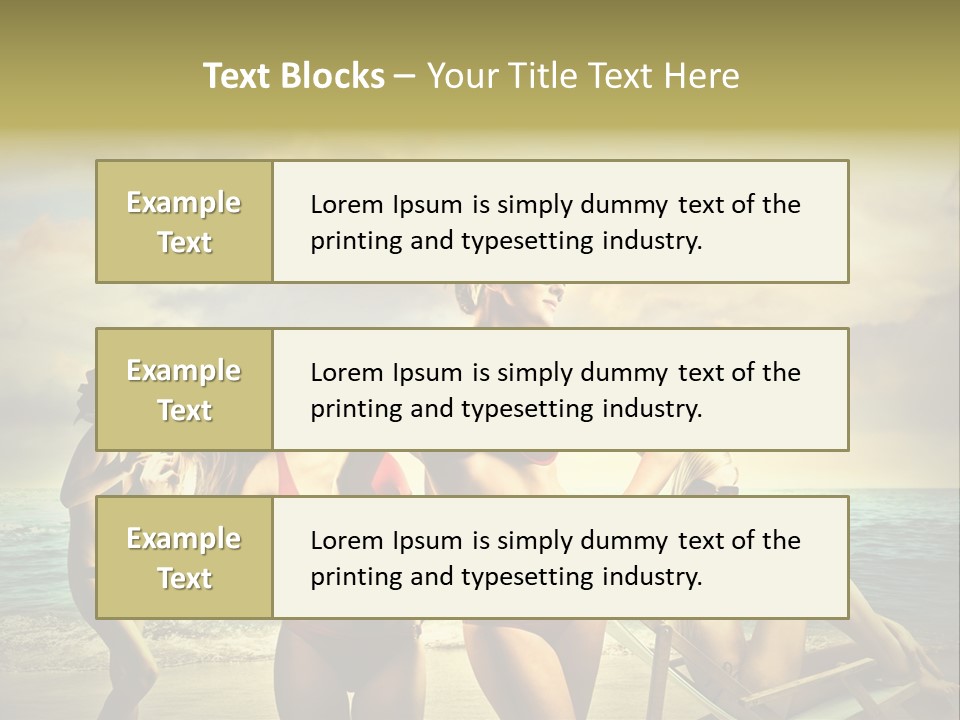 Group Caucasian People PowerPoint Template