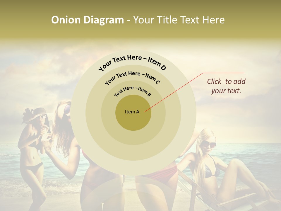 Group Caucasian People PowerPoint Template