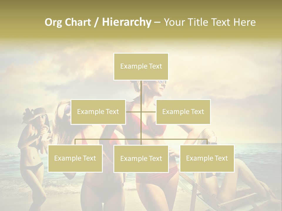 Group Caucasian People PowerPoint Template