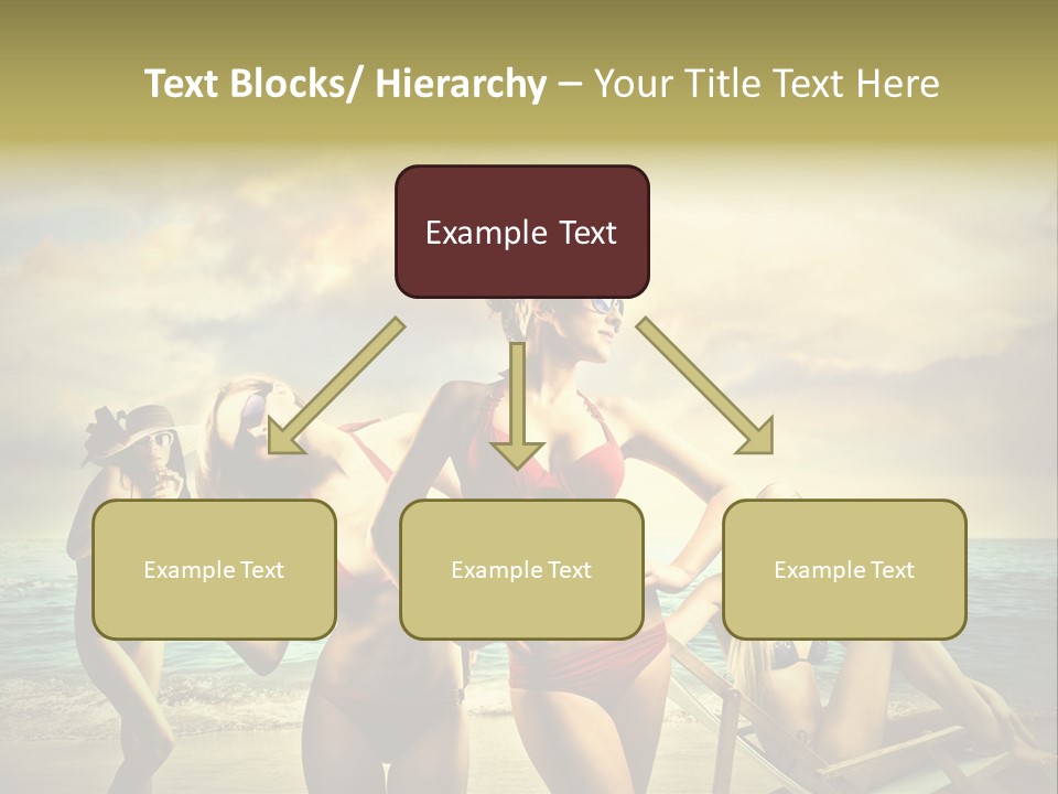 Group Caucasian People PowerPoint Template