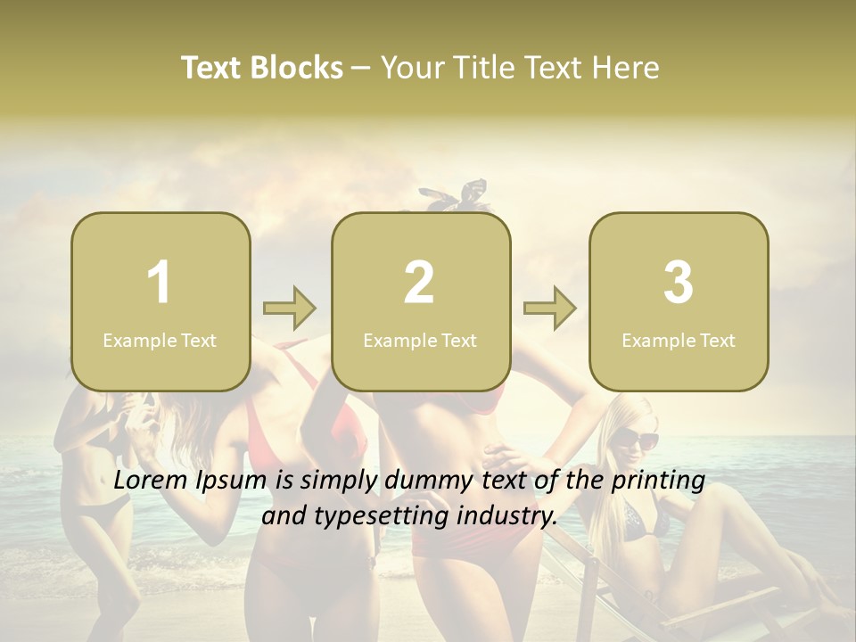 Group Caucasian People PowerPoint Template