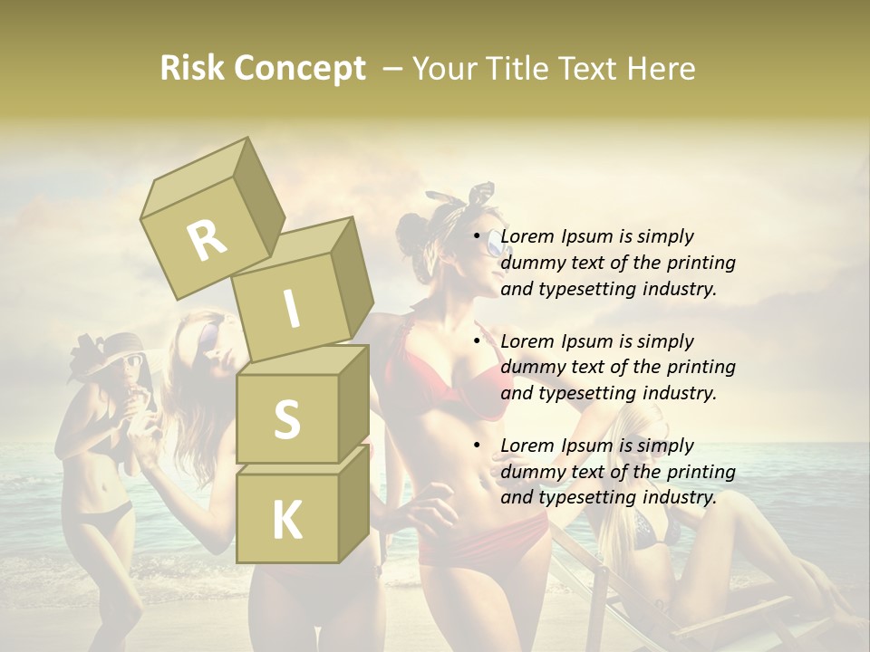 Group Caucasian People PowerPoint Template