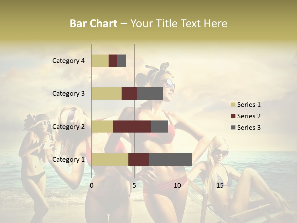 Group Caucasian People PowerPoint Template