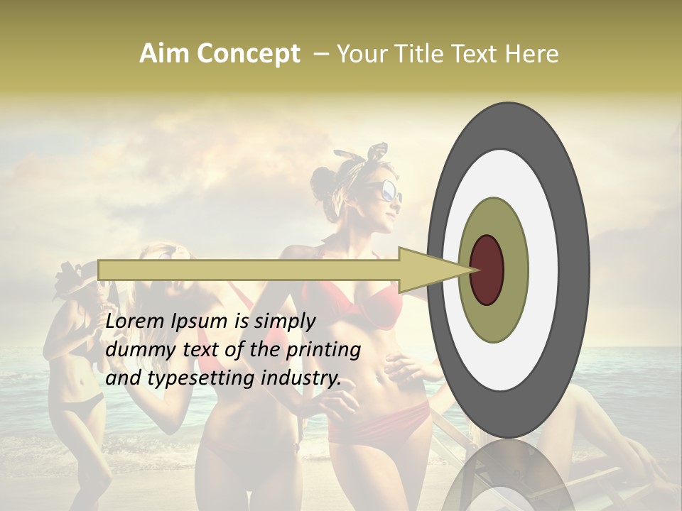 Group Caucasian People PowerPoint Template