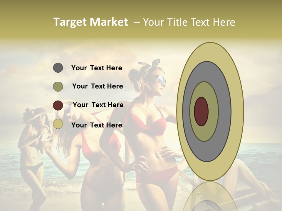 Group Caucasian People PowerPoint Template