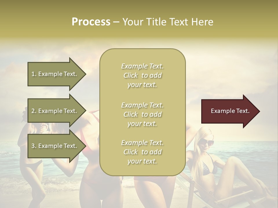 Group Caucasian People PowerPoint Template