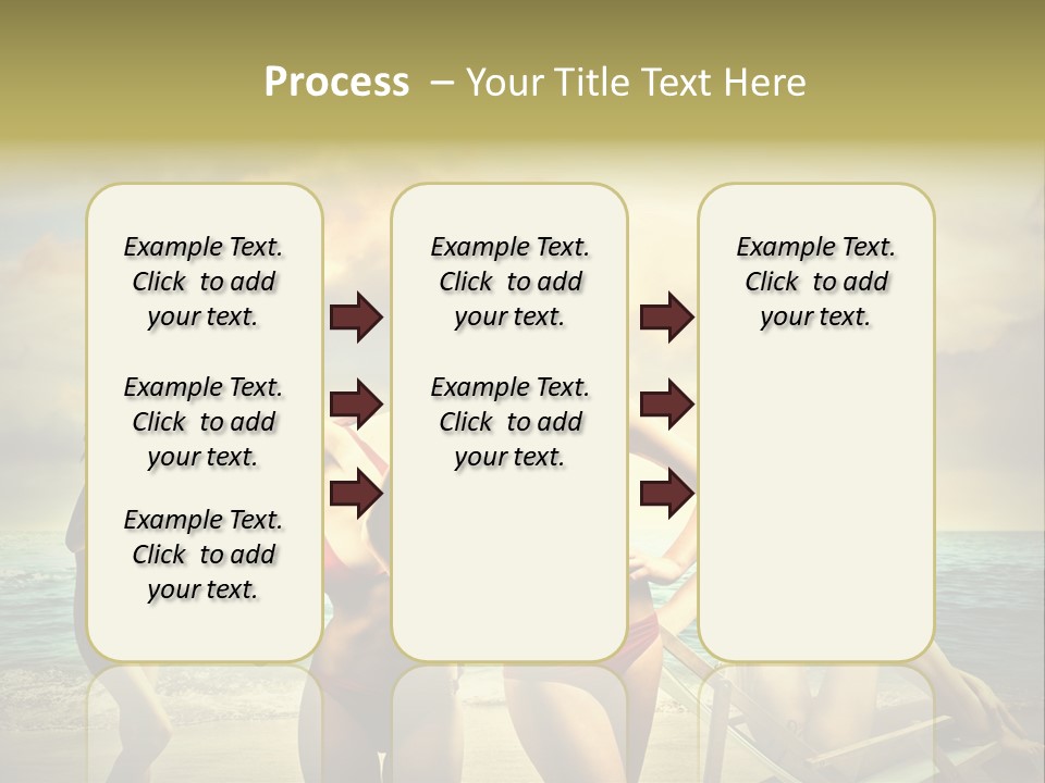 Group Caucasian People PowerPoint Template