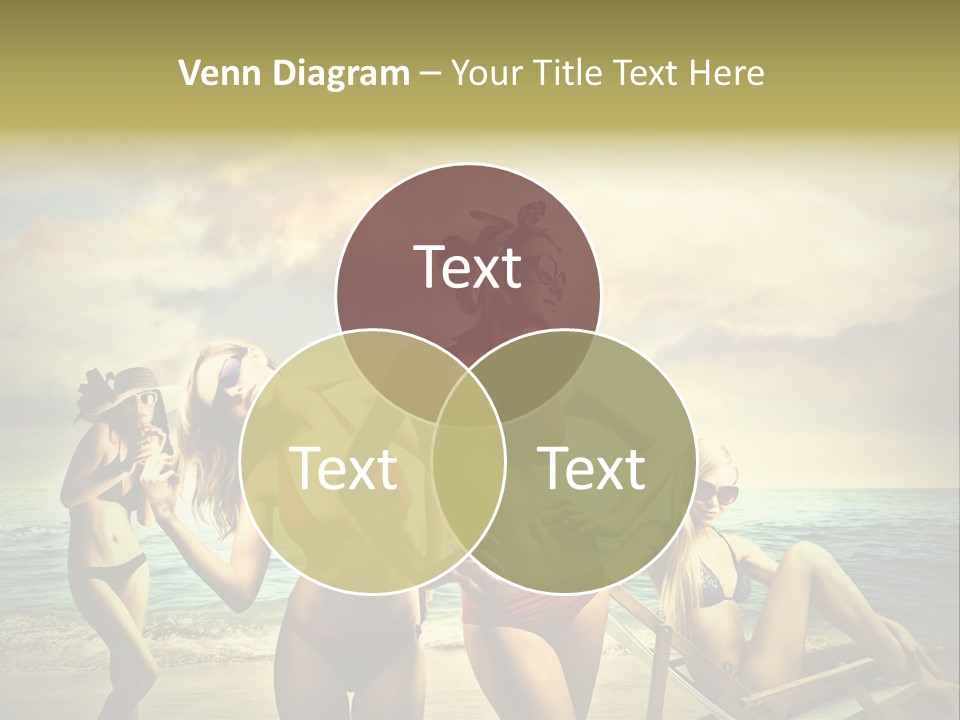 Group Caucasian People PowerPoint Template