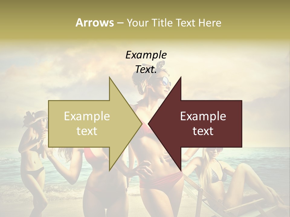 Group Caucasian People PowerPoint Template