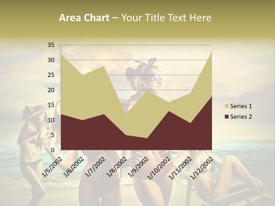 Group Caucasian People PowerPoint Template