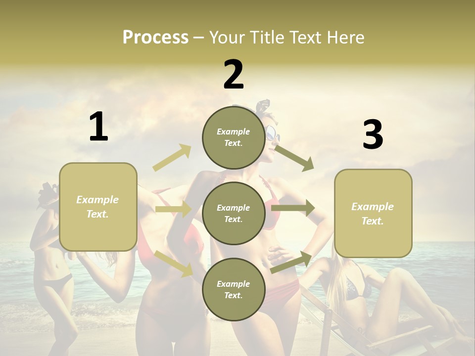 Group Caucasian People PowerPoint Template