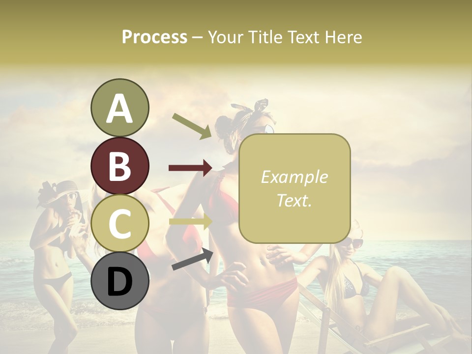 Group Caucasian People PowerPoint Template