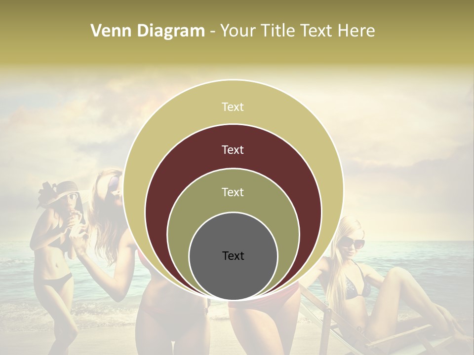 Group Caucasian People PowerPoint Template