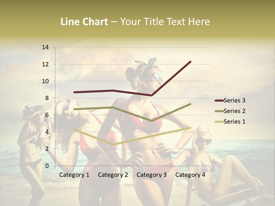 Group Caucasian People PowerPoint Template