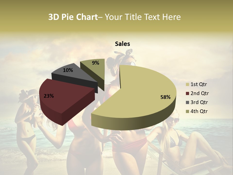 Group Caucasian People PowerPoint Template