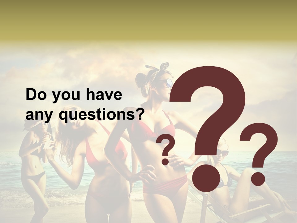 Group Caucasian People PowerPoint Template