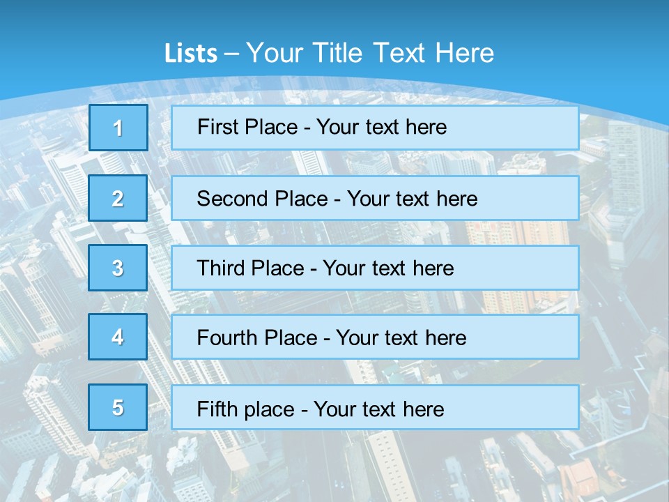 Built Architecture City PowerPoint Template
