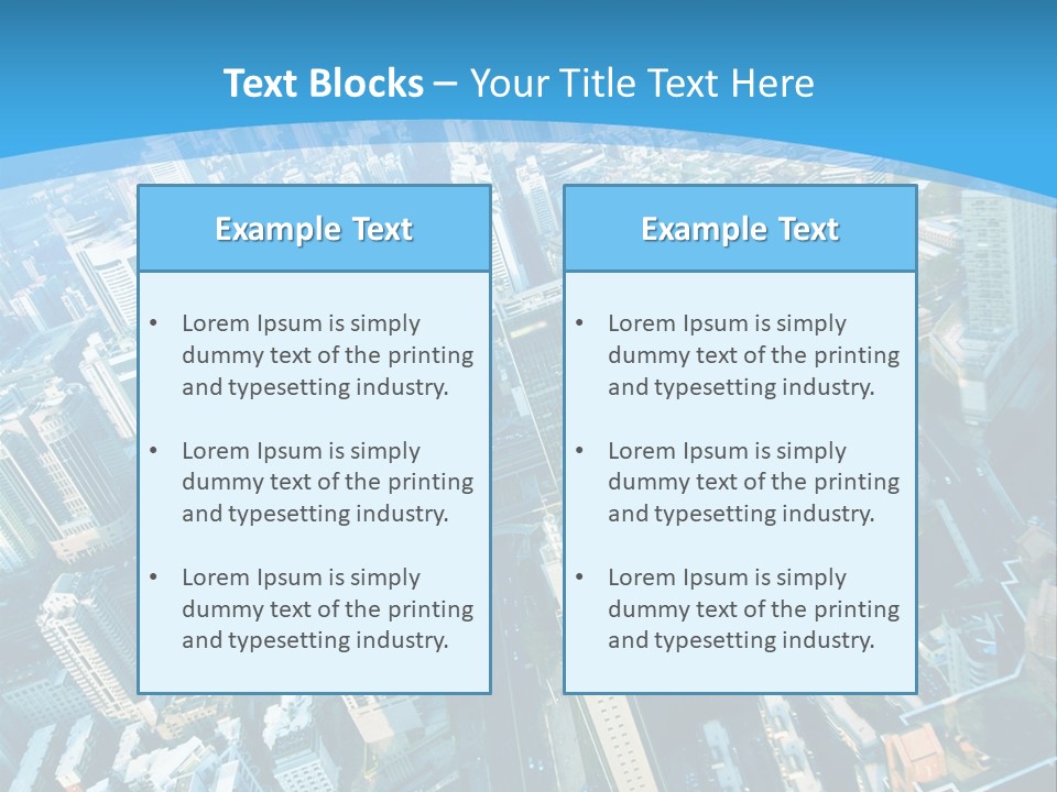 Built Architecture City PowerPoint Template