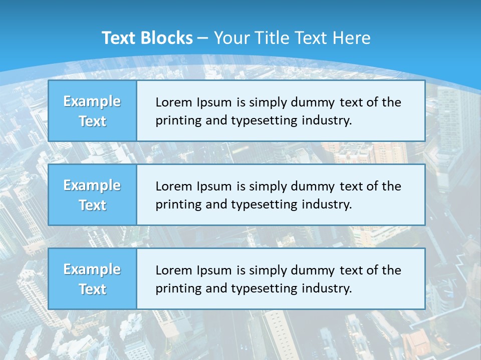 Built Architecture City PowerPoint Template