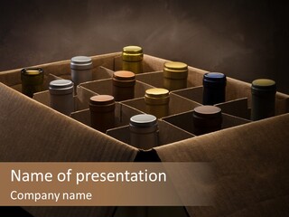 Dinner Pour Box PowerPoint Template