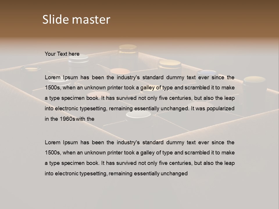 Dinner Pour Box PowerPoint Template