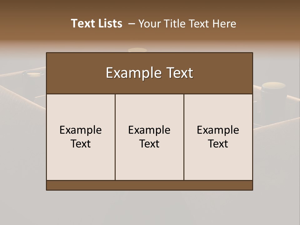 Dinner Pour Box PowerPoint Template