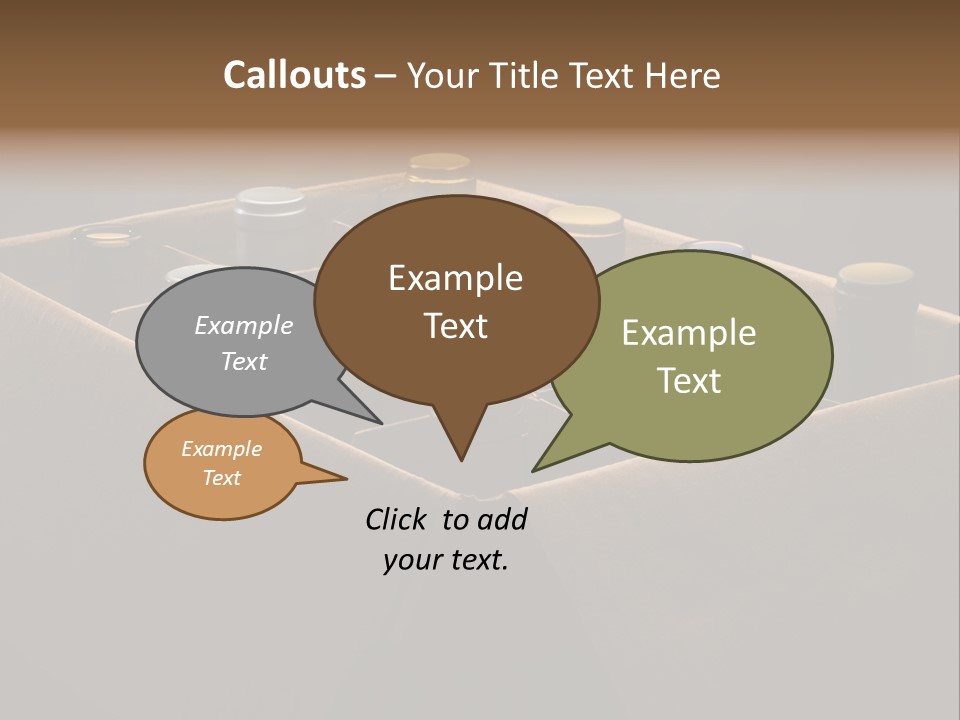 Dinner Pour Box PowerPoint Template