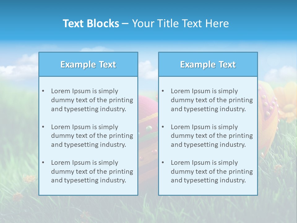 Yellow Seasonal Sky PowerPoint Template