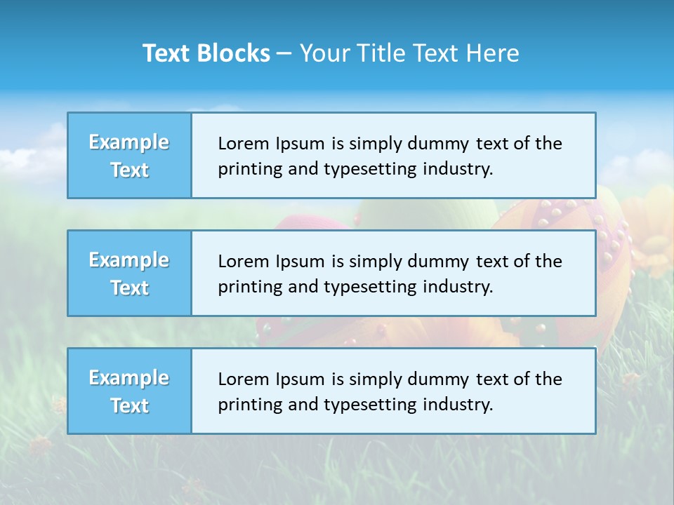 Yellow Seasonal Sky PowerPoint Template