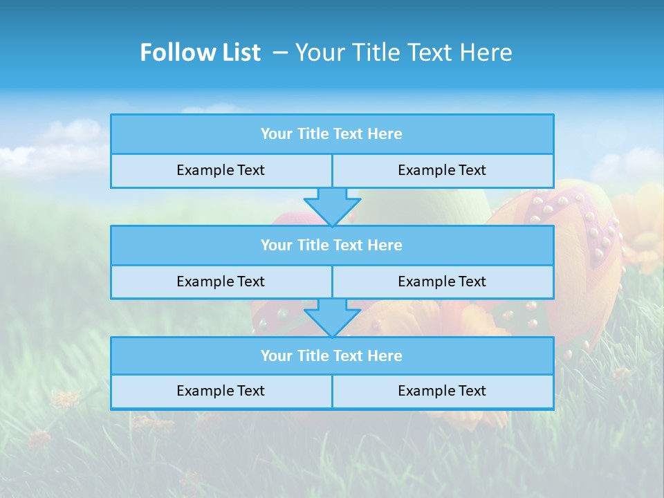 Yellow Seasonal Sky PowerPoint Template