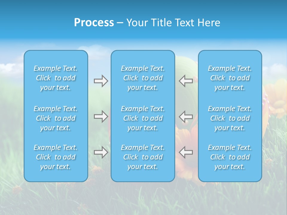 Yellow Seasonal Sky PowerPoint Template