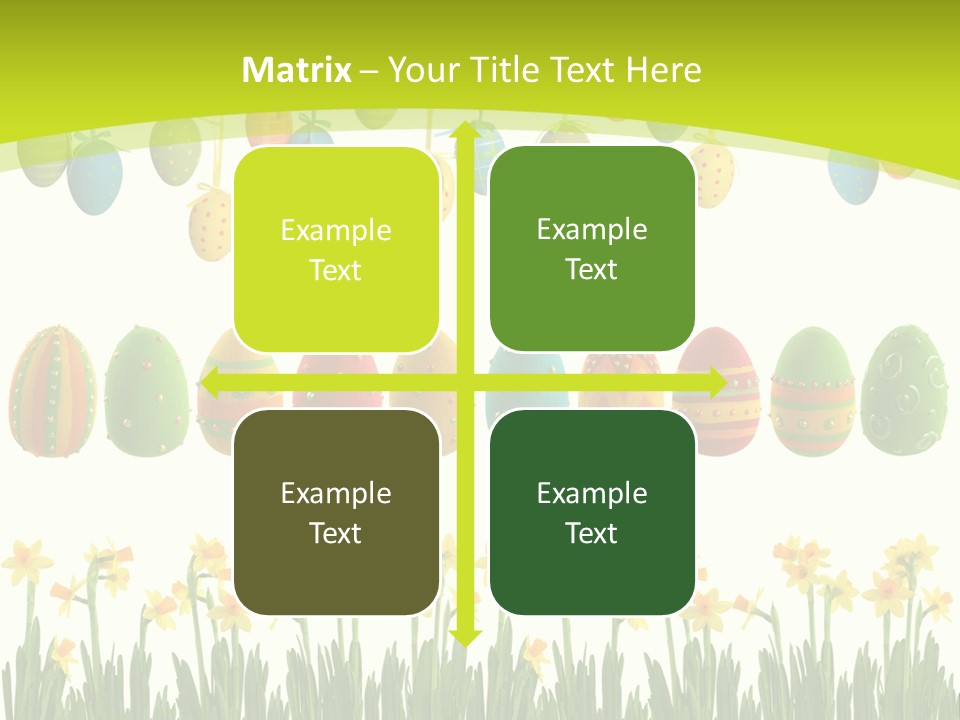 Tree Seasonal Easter Egg PowerPoint Template