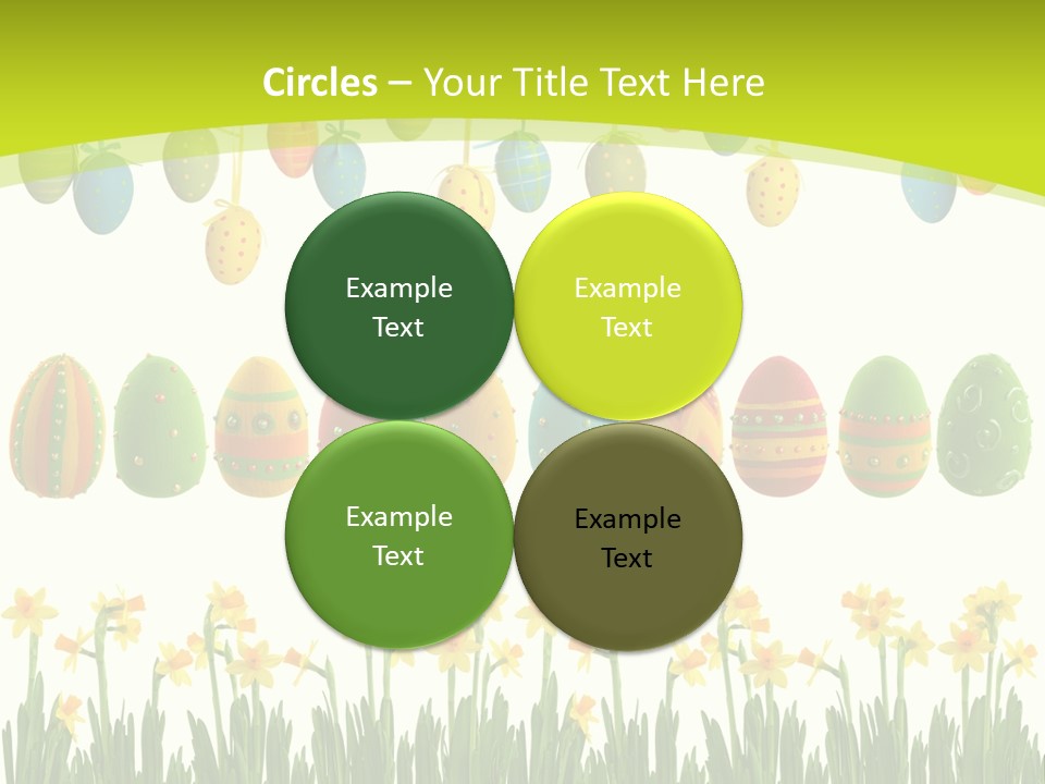 Tree Seasonal Easter Egg PowerPoint Template