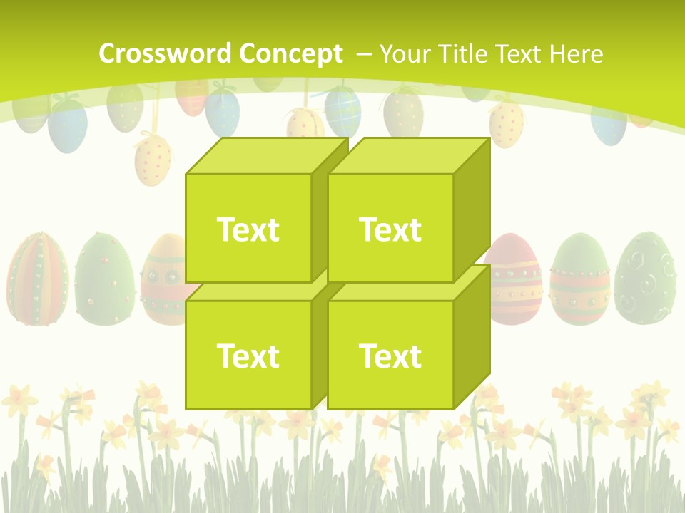 Tree Seasonal Easter Egg PowerPoint Template